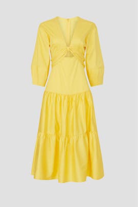 derek lam yellow dress