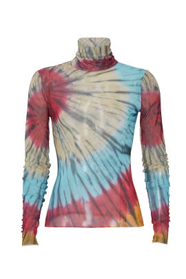 celine tie dye turtleneck