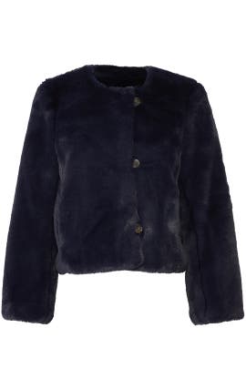 Cropped Faux Fur Coat by J.Crew for $45 