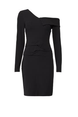 nicole miller one shoulder dress