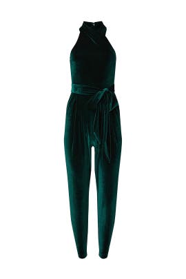 velvet maternity jumpsuit