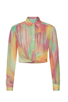 Sunset Tower Tuck Shirt by Le Superbe