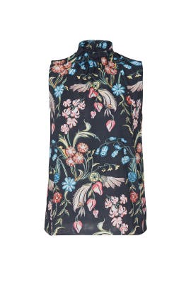 Printed High Neck Top by Peter Pilotto