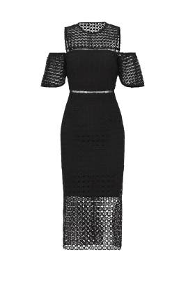 Geometric Lace Cold Shoulder Sheath By Cynthia Rowley For 50 65 Geometric Lace Cold Shoulder Sheath By Cynthia Rowley