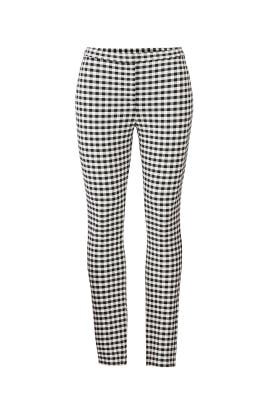 theory checkered pants