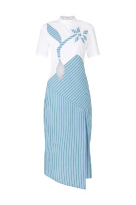 Keyhole Vase Dress by Rosie Assoulin