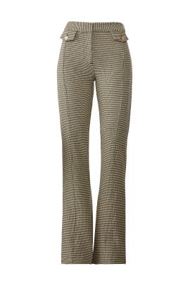Printed Tab Flare Trousers by Derek Lam 10 Crosby