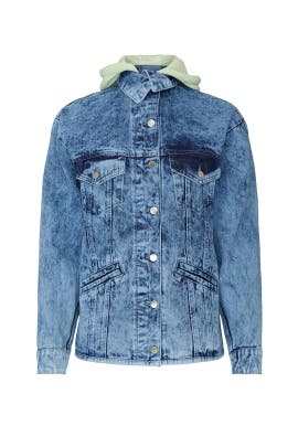 hooded denim jacket australia