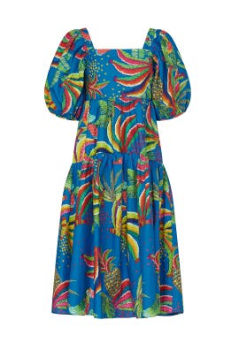 farm rio banana midi skirt