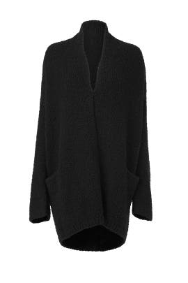 vince open front cardigan