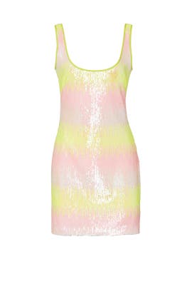 Ombre Sequin Mini Dress by NAEEM KHAN