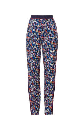 Navy Floral Track Pants by rag \u0026 bone 