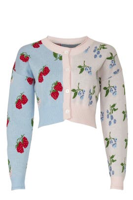 Blake Berry Cardigan by Rachel Antonoff