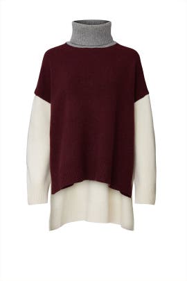 Colorblock Turtleneck by Co