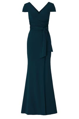 hutch green birdie gown