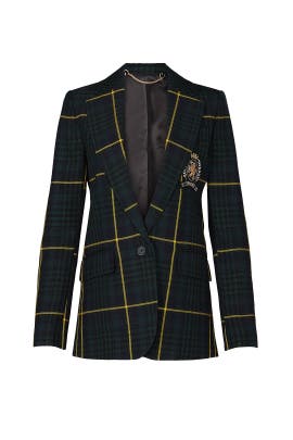 tommy hilfiger green blazer