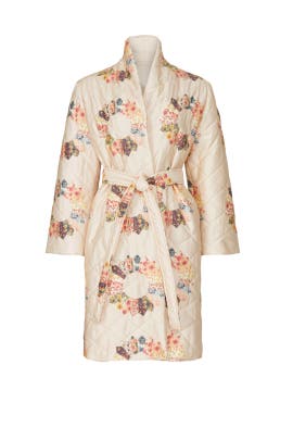 Quilted Sunburst Coat by Samantha Sipos