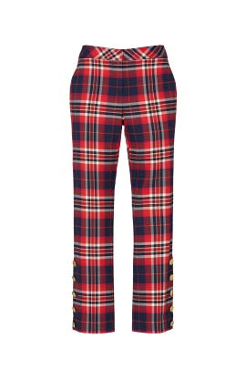 trina turk plaid pants