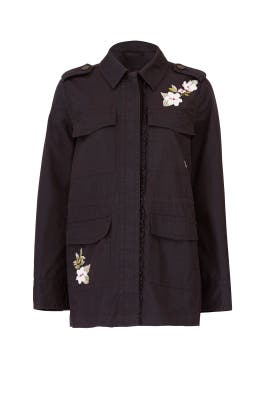 floral army jacket