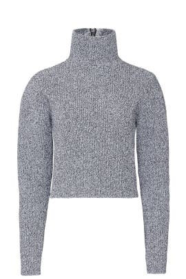 Two Way Cropped Sweater by Tibi