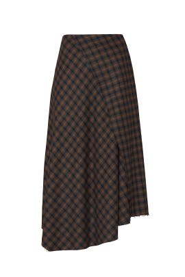 Check Plaid Skirt by VINCE.