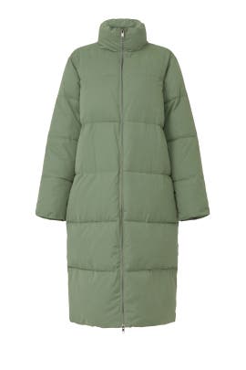 Sweet Baby Jamie - Sage Puffer Coat