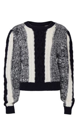 Colorblock Wool Sweater by Jason Wu