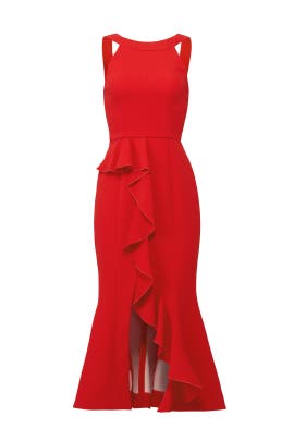 rent the runway red dress
