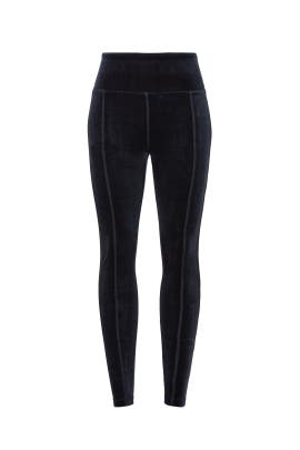 Grey Velvet Leggings by ALALA for $30 