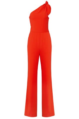 dvf red jumpsuit