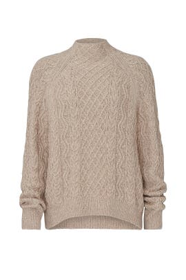 Zig Zag Cable Sweater by VINCE.