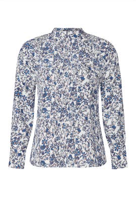 Sez Pintuck Blouse by Apiece Apart