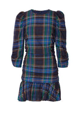 Plaid Raven Dress by Tanya Taylor