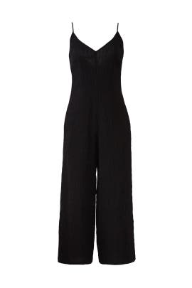 even and odd jumpsuit black