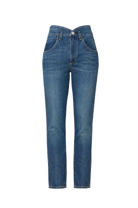 Tulip High Rise Slim Fit Jeans by AMO