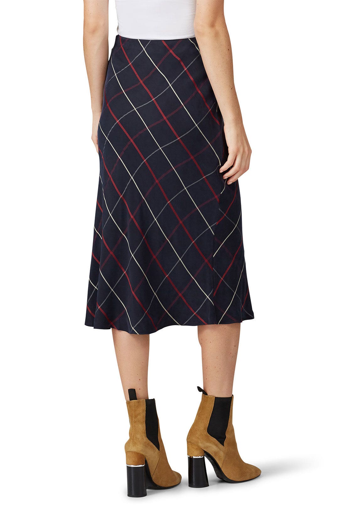 Plaid Bias Skirt by Club Monaco 1