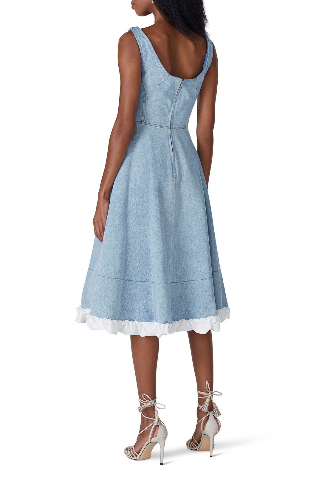Denim Circular Dress by Patou 2
