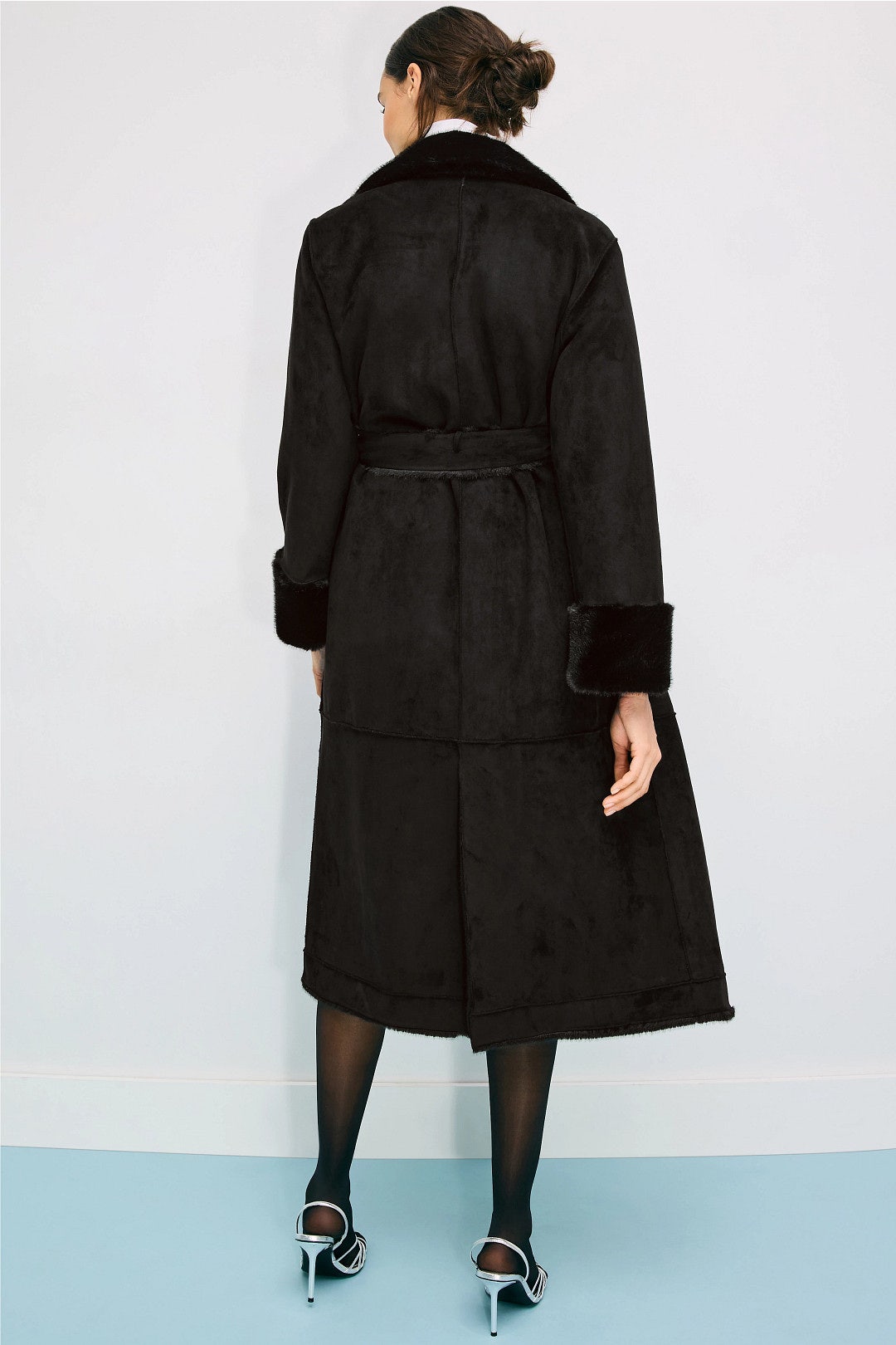 Faux Suede And Fur Coat by Rosetta Getty x RTR 2