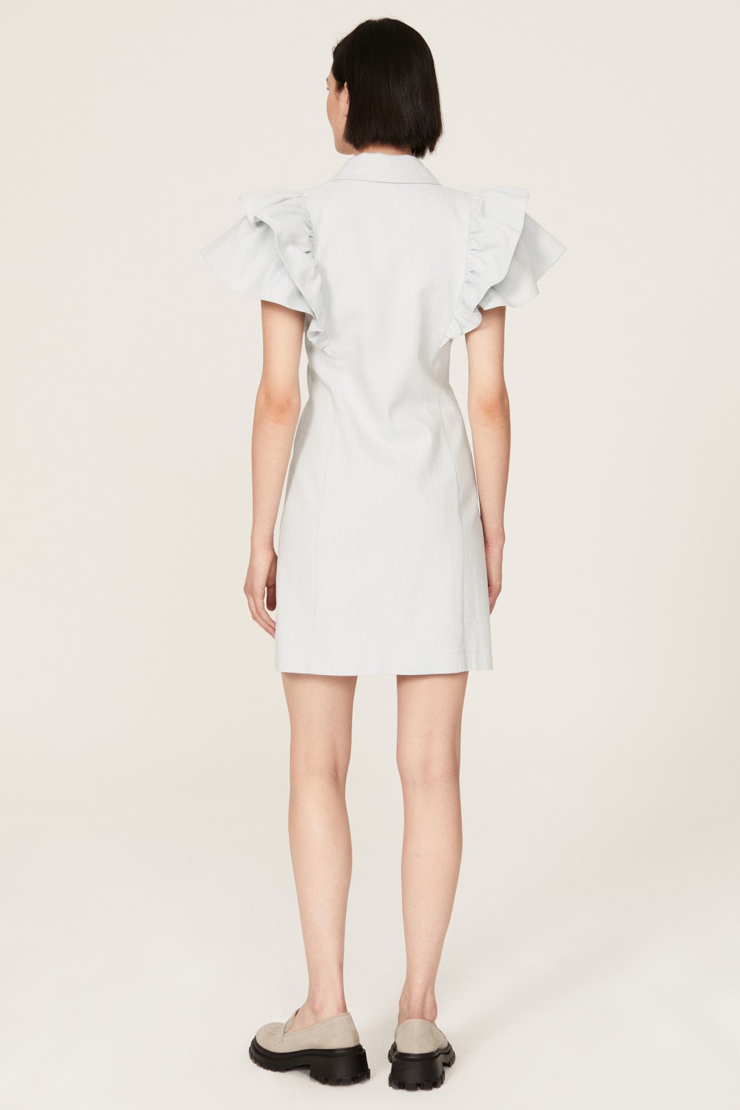 Angelina Ruffle Dress by Sandro 2