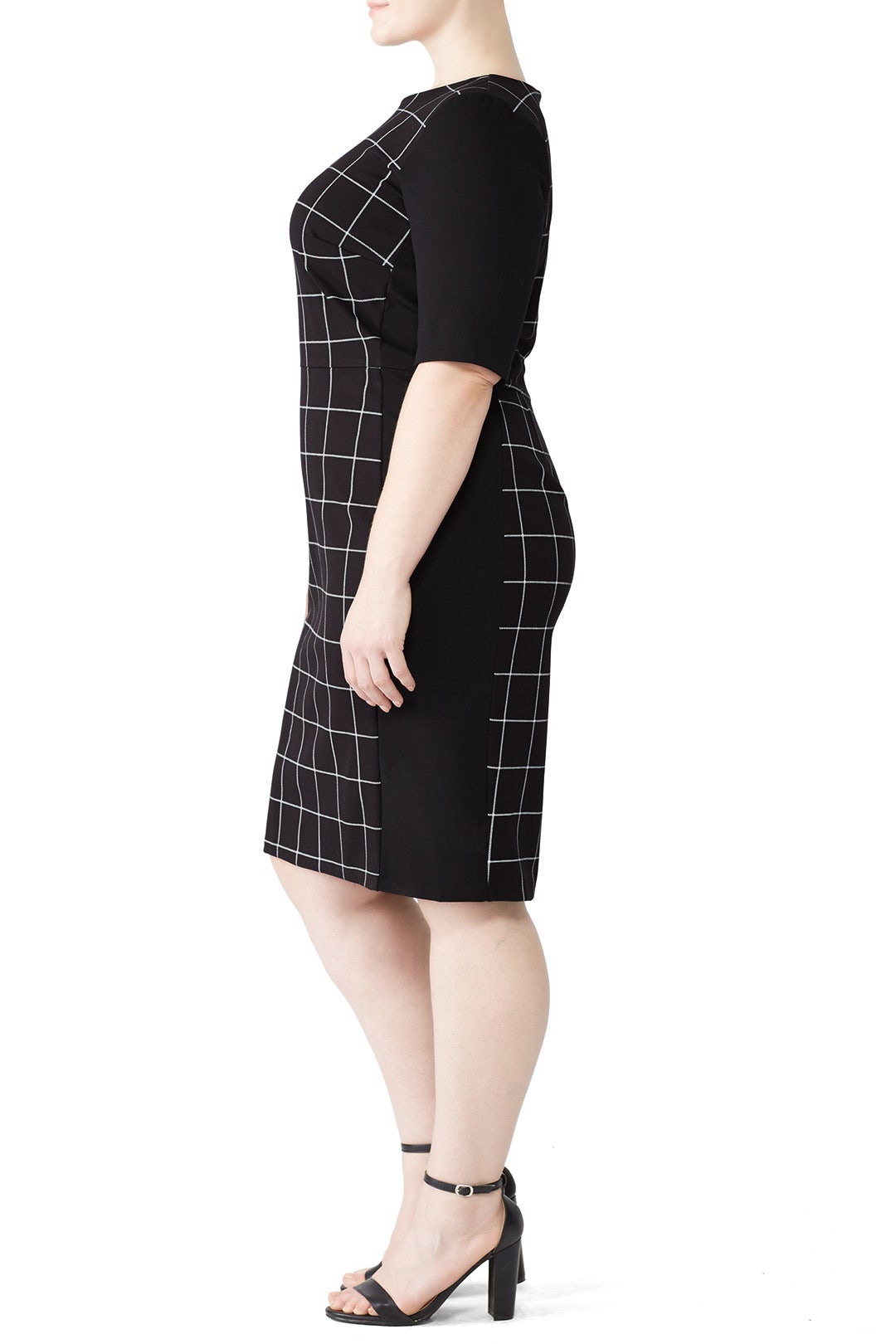 9 to 5 Windowpane Work Dress by ELOQUII 1