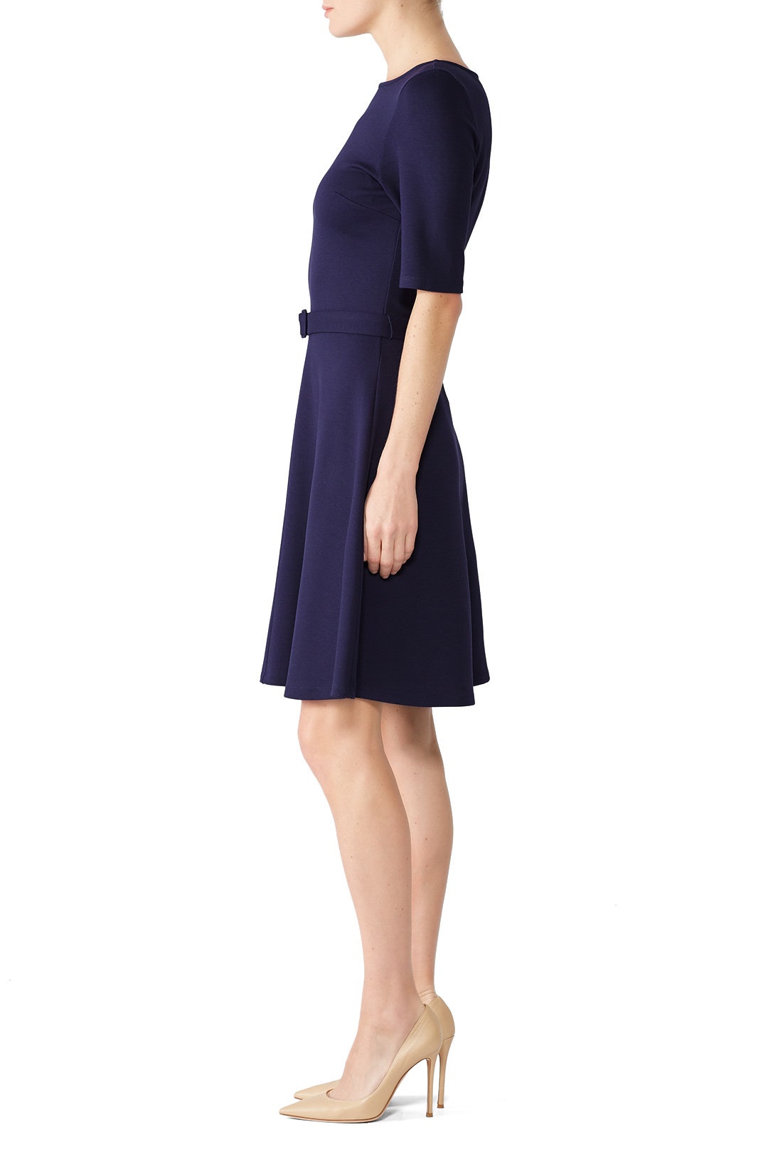 Navy Short Sleeve Dress by Slate & Willow 2