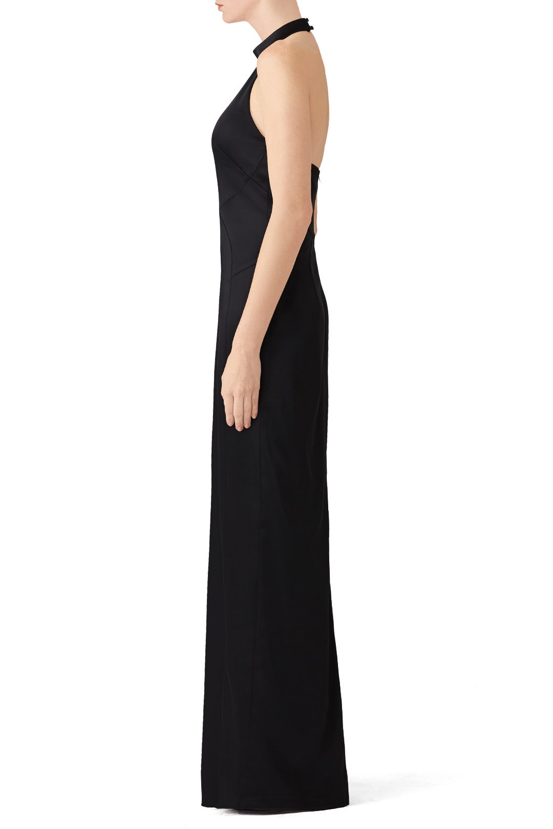Black Choker Gown by Adrianna Papell 2