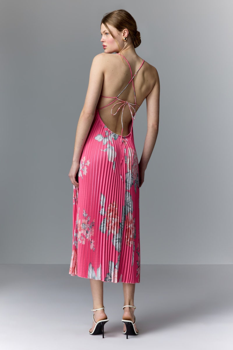 Pink Floral Ete Dress by L'IDÉE - Photo 2