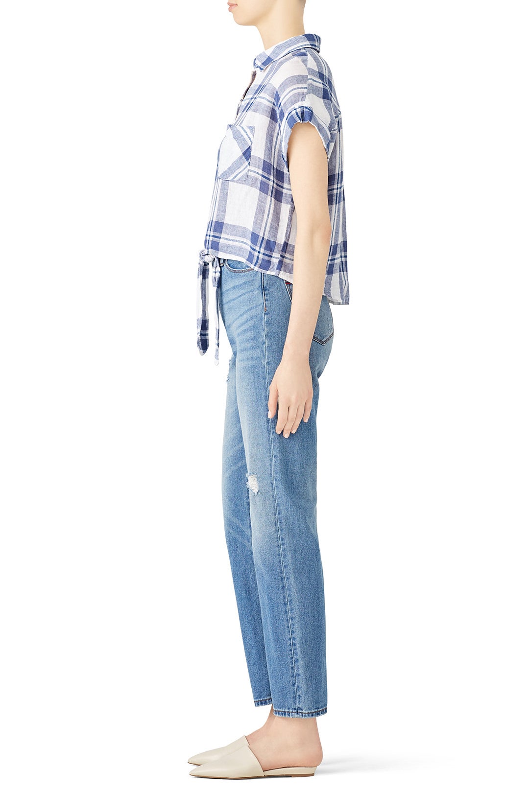 Plaid Amelie Top by Rails 1