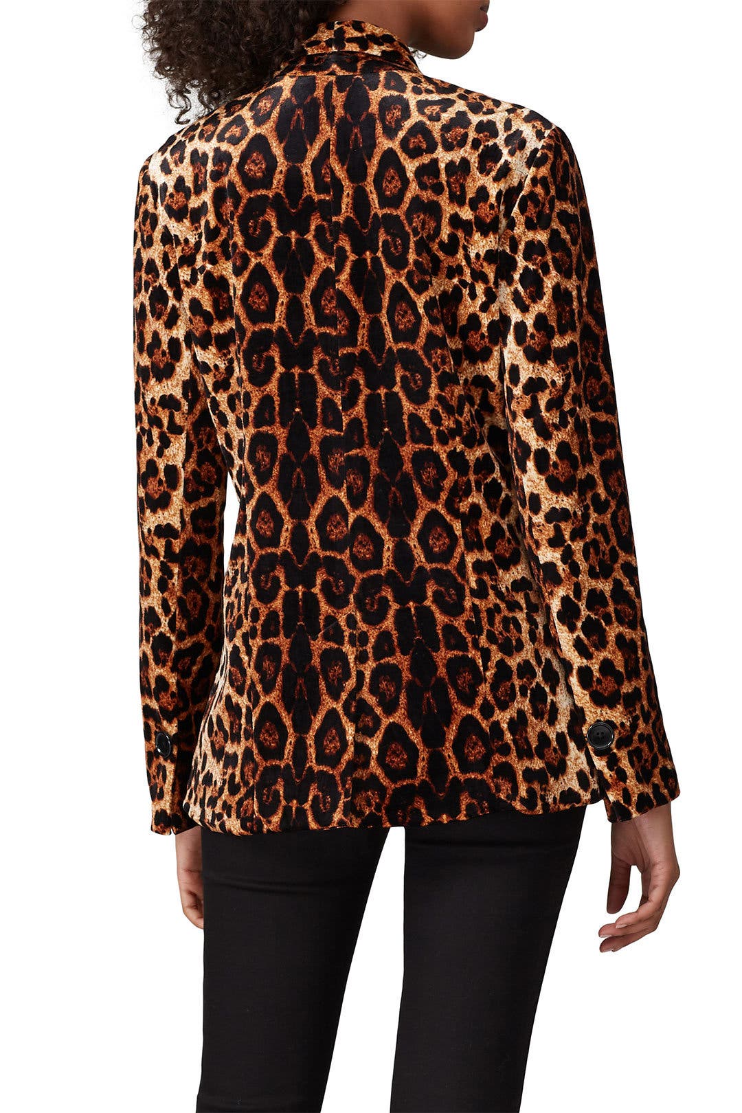 Leopard Velvet Bella Blazer by Waverly Grey | Rent the Runway