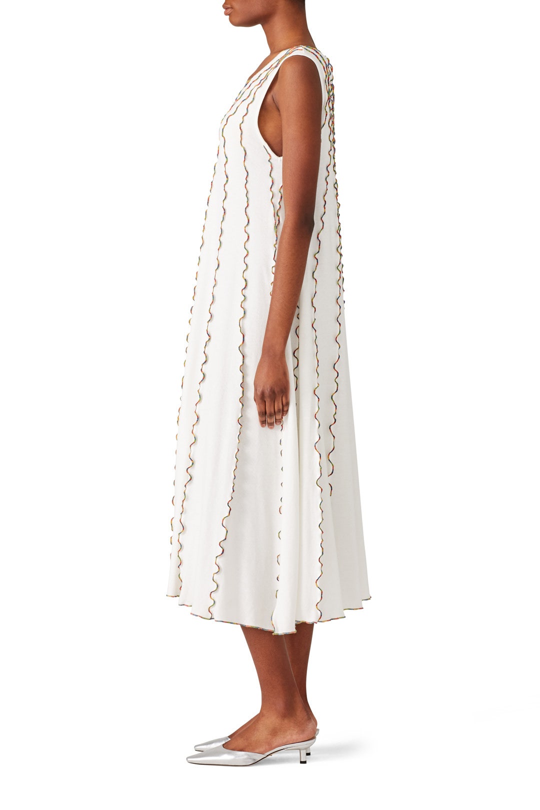 Cloudy White Midi Dress by See by Chloé 2