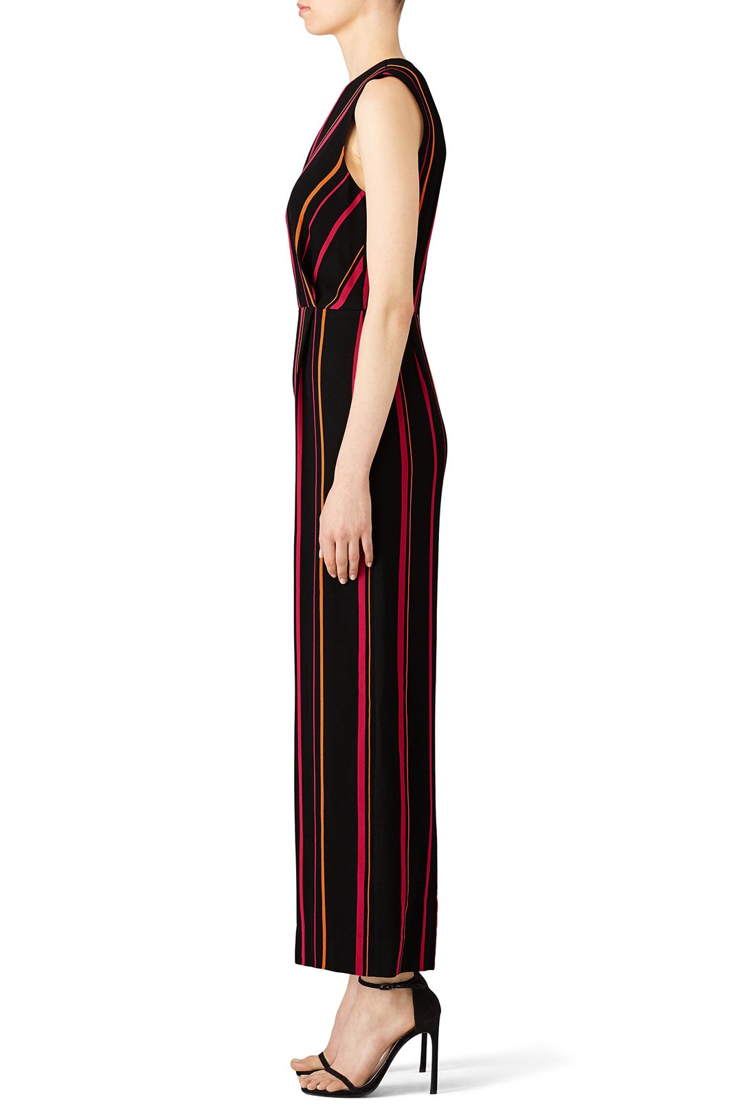 Striped Crossover Jumpsuit by Diane von Furstenberg 2