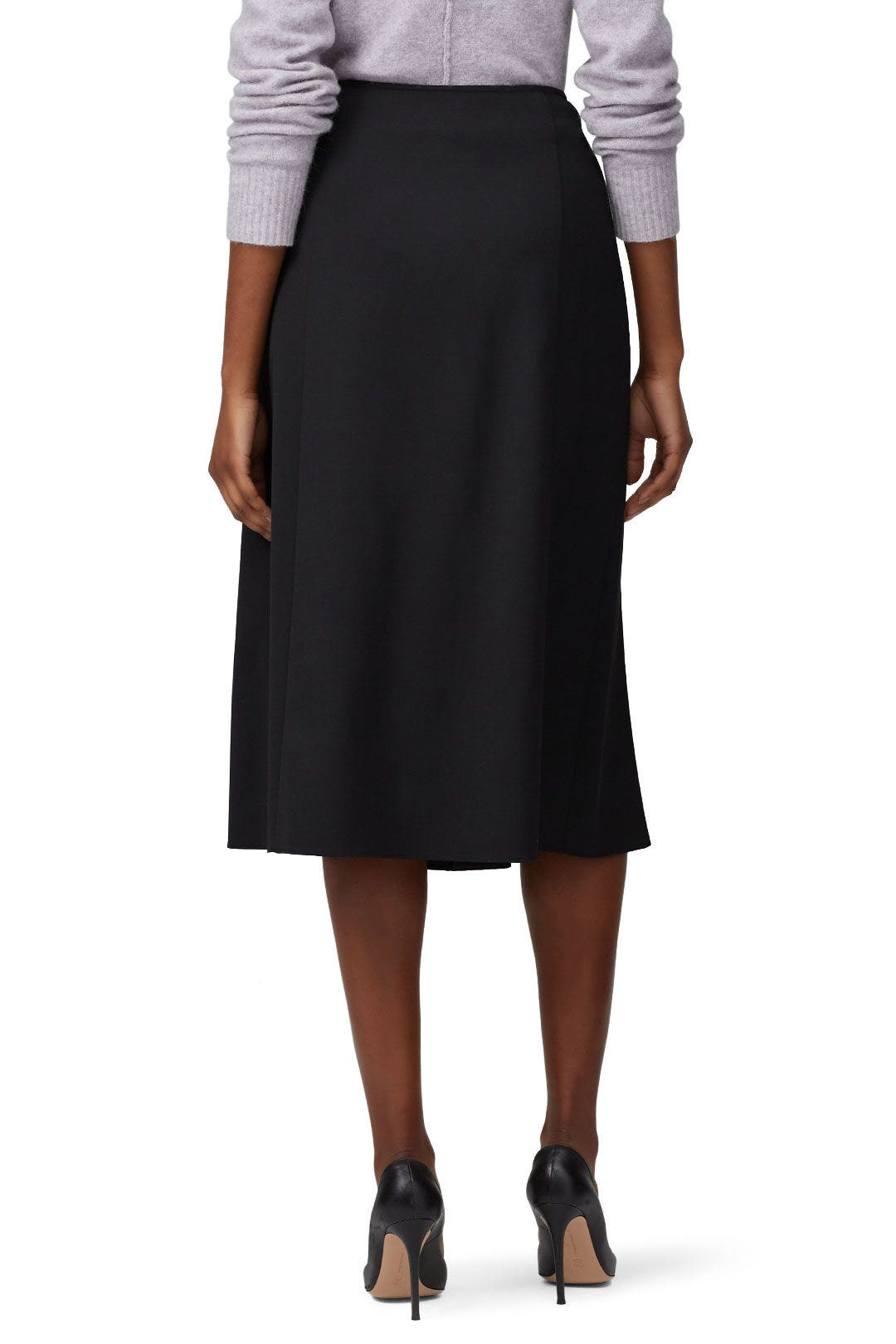 Side Slit Twill Skirt by kate spade new york 2