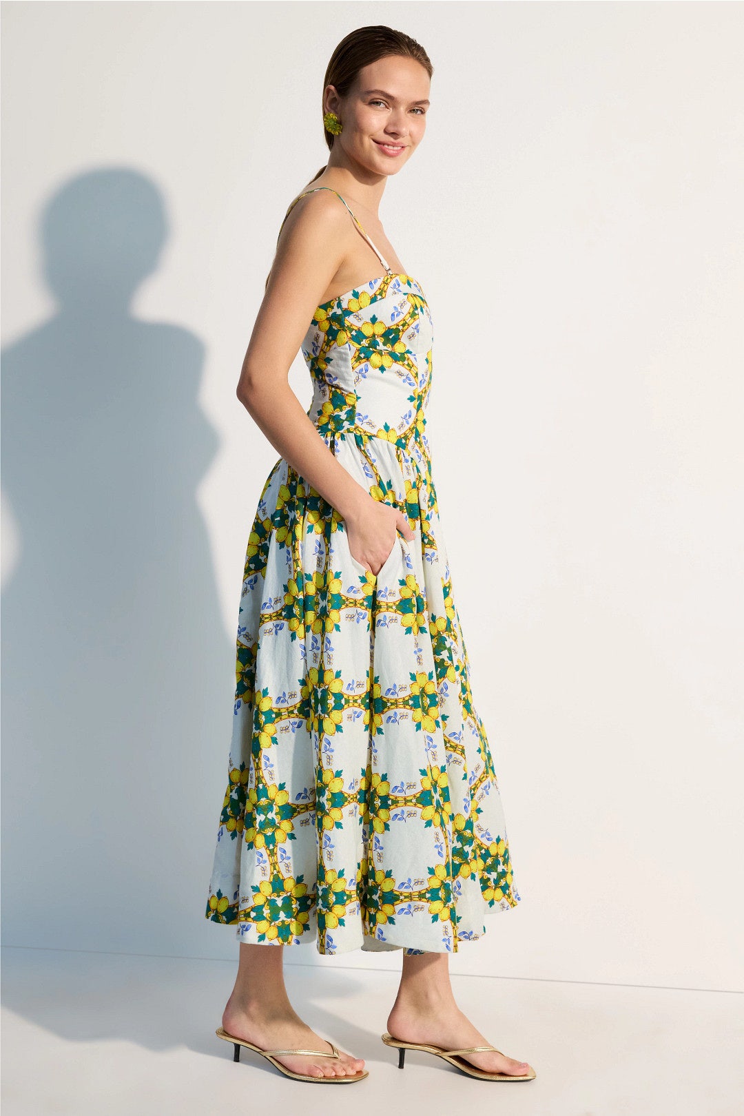 Livna Printed Maxi Dress by Milly 1