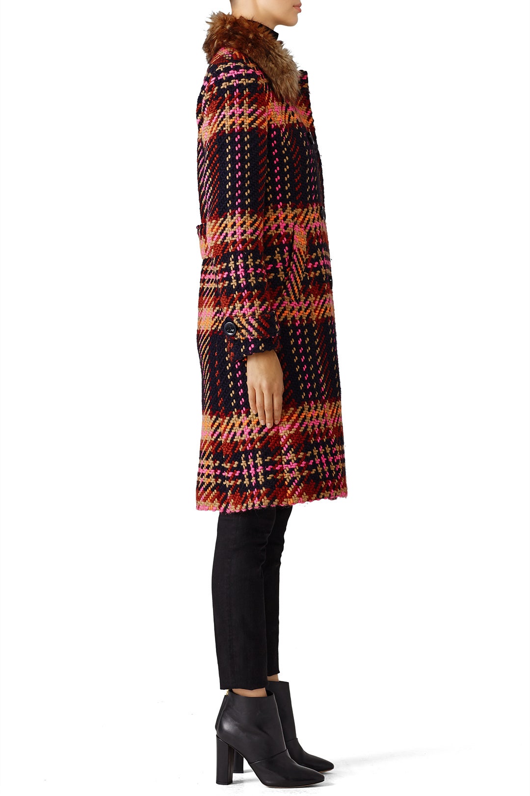 Plaid Satisfaction Coat by Trina Turk 2
